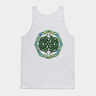 Celtic Dragons and Birds Tank Top